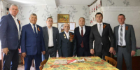 Поздравление ветерана Великой Отечественной войны Панюкова Николая Ивановича - Аксубаевский район